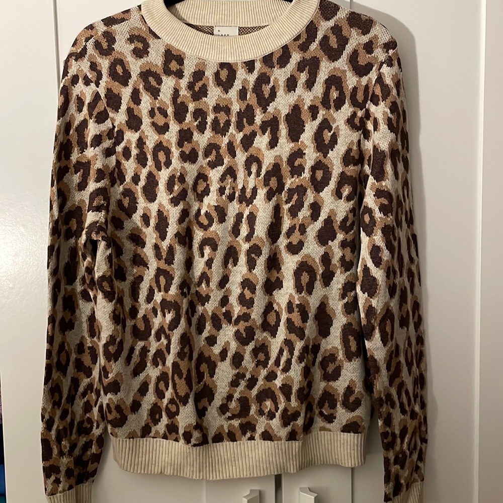 A New Day Cheetah Print Sweater